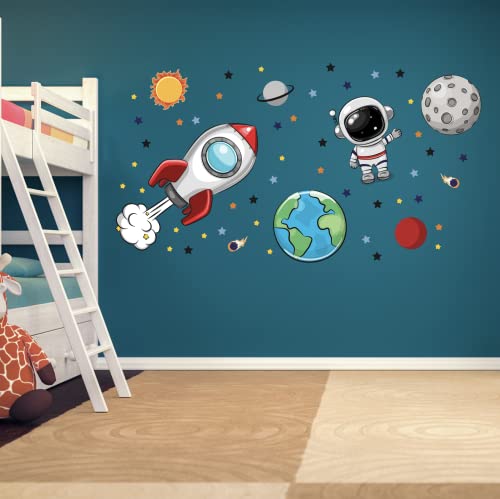 Vinilo decorativo espacial para pared 50 in x 27 in miniatura 2