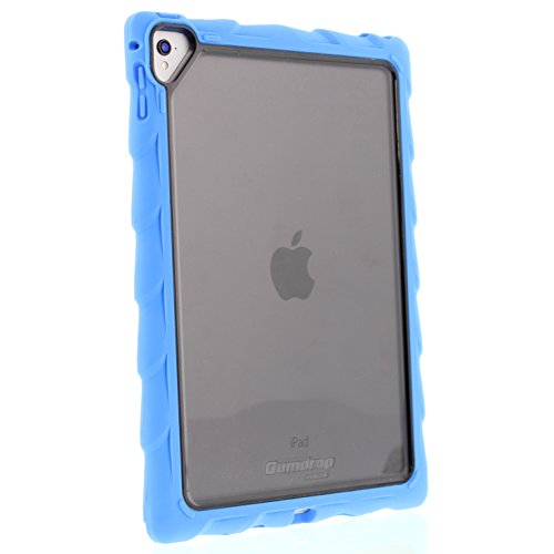 Gumdrop Cases DropTech Clear for Apple iPad Pro 9.7 (2016) A1673, A1674, A1675 and iPad Air 2 (Late 2014) A1566, A1567 Shock Absorbing Rugged Case, Light Blue - Thumbnail 3