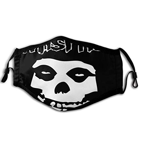 Preisvergleich Produktbild GTAOMCRL Misfits Mundschutz, atmungsaktiv, staubdicht, mit Ohrhängern, Schwarz , Einheitsgröße