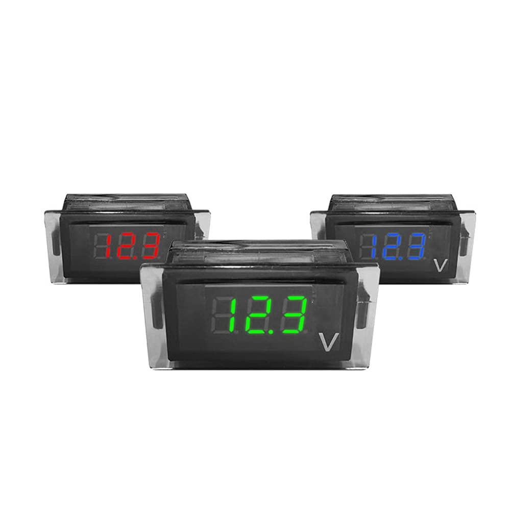 Jooheli Voltometro Amperometro, LED Amperometro Voltmetro Digitale, 1 - Foto 4