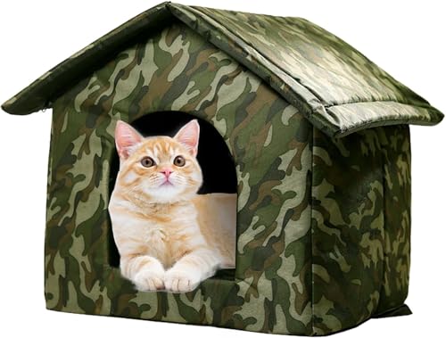 Image of Petslover Outdoor Dog beds Water Resistant Foldable Pet Cave Tent for Cats & Small Dogs Puppies Perfect for Indoors Outdoors