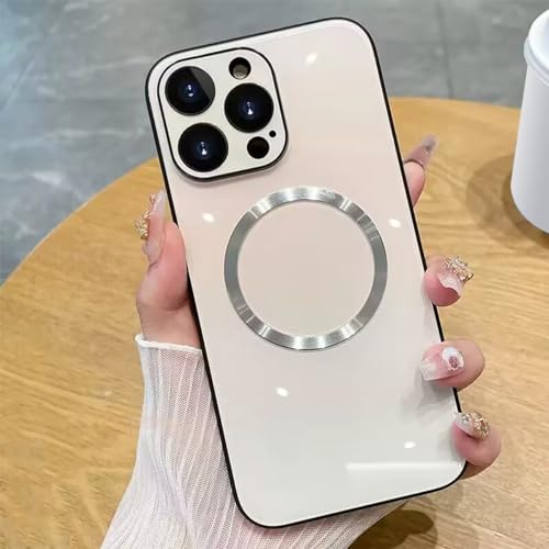 Coque magnétique iPhone 14 Pro Max avec protection objectif et dos en verre