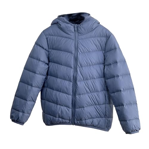 Kids Zip up down Jackets Quilted Long Sleeve Lightweight down Coats Boys Girls Winter Thick Warm Parka Outwear
