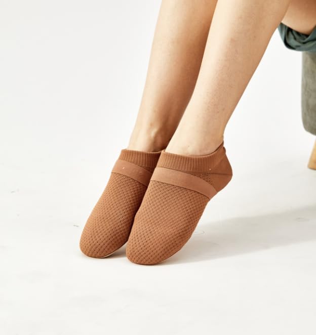 Jazz Shoe Slip-on for Women Dance Flat Shoes Teacher Trainning and Lala Cheering Dance Slippers2