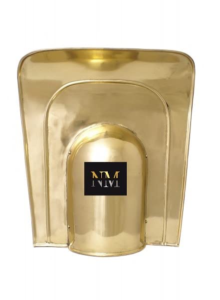 NauticalMart Gladiator's Shoulder Guard Brass Pauldrons LARP Reenactment Fantasy Costume