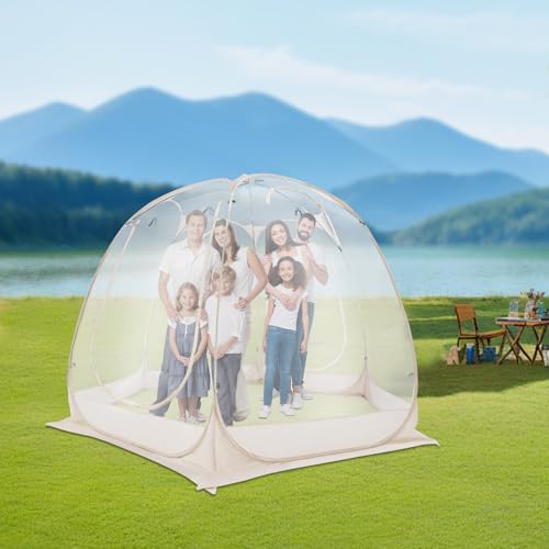 Carpa tipo Pop Up transparente para 4 personas miniatura 5