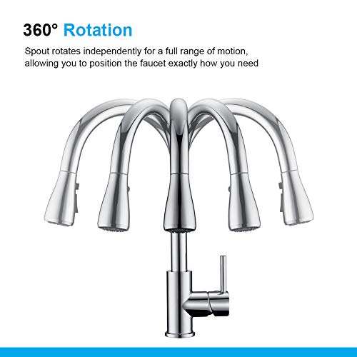 Ibergrif-M22136-Grifo-de-Cocina-con-Teleducha-Extraible-Mezclador-de-Fregadero-Ahorro-de-Agua-Cromo-Plata