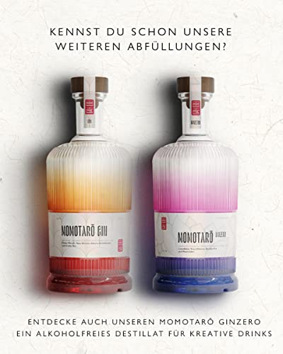 Momotarō Gin Akainu mit japanischen Botanicals: Yamazakura Kirsche, Erdbeere, Yuzu, 42% vol. (1 x 0.5 l) Vegan - Ideal… – Bild 5