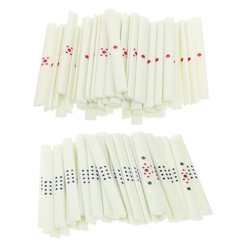 Uonlytech 88 Bâtons De Pointage Mahjong Accessoires De Jeu Chinois pour Comptage Précis Points Kit Portable Idéal pour Réunions Familiales Et Jeux Sociaux