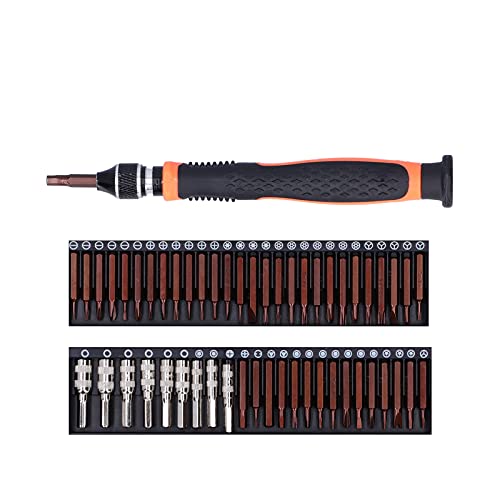 Respicefinem 53Pcs Vanadium Chrome Steel Screwdriver Set Hand Hardware Tool with Box Ideal for Repairing Tasks