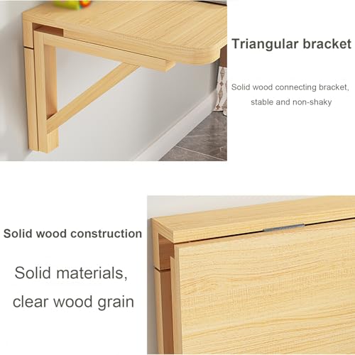 Table murale pliante pour petit appartement et studio exigus