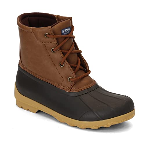 WKG Port Boot, Tan/Brown, 5 US Unisex Big Kid