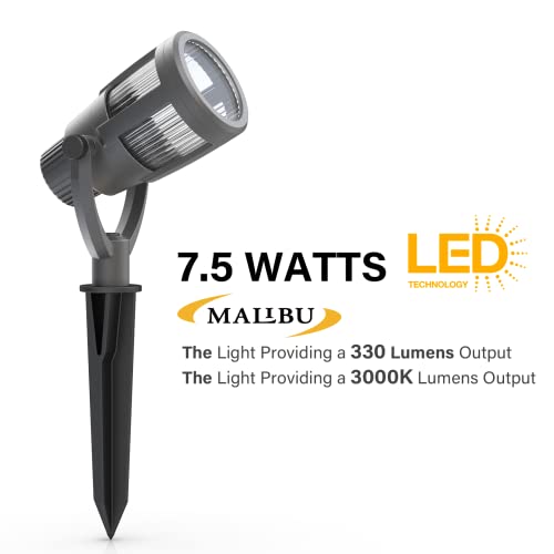 Malibu Prominence LED Floodlight LED Low Voltage Landscape Lighting Outdoor Spotlight Waterproof Lighting for Driveway, Yard, Lawn, Flood, Garden, Outdoor Lighting 8418-2606-01 - Image 4