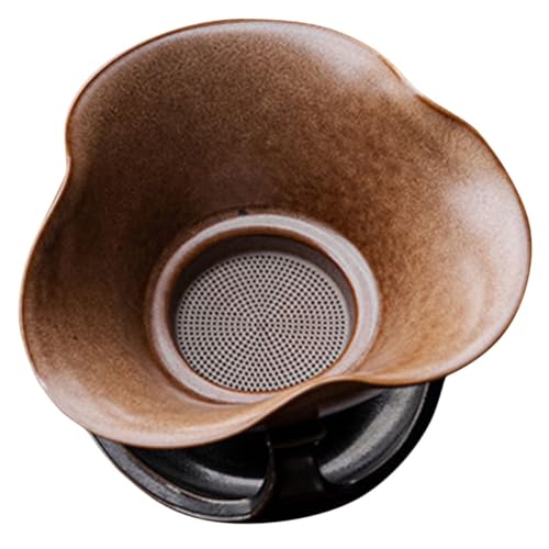 ERINGOGO Filtro de Té de para Uso Diario Diseño Retro para Hogar y Salas de Té Accesorio Vintage Duradero y Café