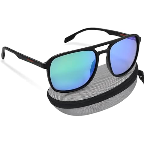 OYS VISION Polarized Sunglasses for Men and Women Aviator Sports Sunglasses for Driving Fishing Outdoor UV Protection Cover