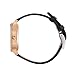 Full Grain Leather Watch Band for Fossil Q Ventrue,18MM Genuine Leather Band with Quick Released Pins for Q Venture and MK Sofie/Access Runway Smartwatch-Black