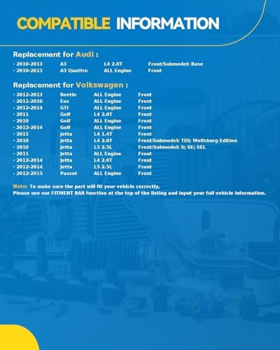 Image of PHILTOP 19B6384+19B6385 Rear Disc Brake Caliper Assembly Fit Volkswagen Audi for 2012-2015 Passat, 2012-2013 Jetta 2.5L, 2010-2011,2014 Jetta, 2012-2013 Beetle, 2pcs Rear Driver and Passenger Side