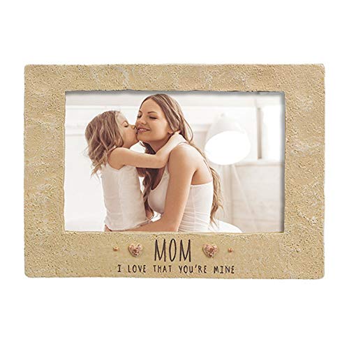 Grasslands Road 454136 Bilderrahmen mit Aufschrift „Mom I Love That You're Mine“, 10 x 15 cm, Zement Cover