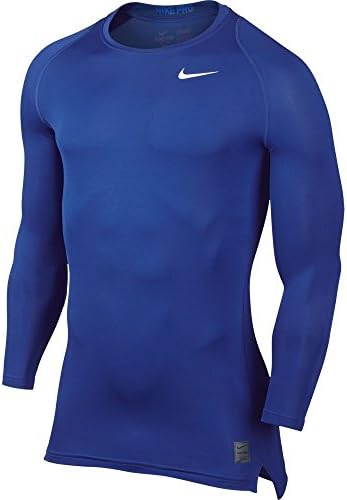 nike compression shirt blue