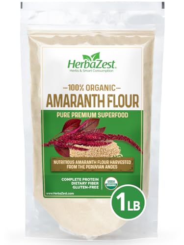 HerbaZest Amaranth Flour Organic 1 lb