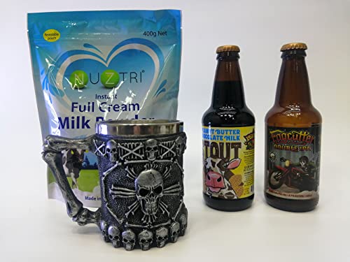 Classic Stainless Steel Reusable Insulated Viking Skull Cups Novelty Coffee Mugs For Women And Beer Mug For Men 14Oz With Handles For Tea Milk Coffee Drinking &Halloween Bar Drinkware Gift,Party Cup #TOP3