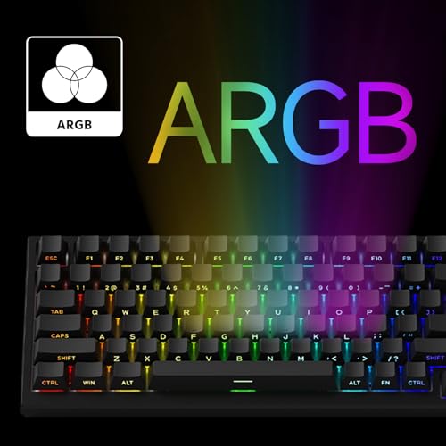 Akko TAC75 HE 75%英語配列 AstroAim 磁気スイッチ ゲーミングキーボード ブラック の商品画像 4