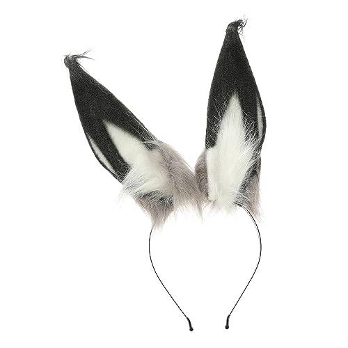 Serre-tête oreilles de lapin peluche mignon pour déguisement cosplay femme et fille