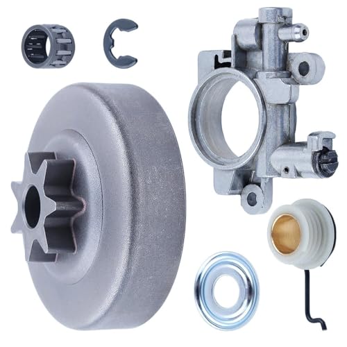 Tambor de embrague 3/8" 7T con engranaje helicoidal para motosierras MS290, MS310, MS390, 029 y 039 1