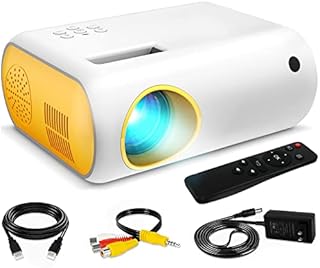Mini Projector, ARTSEA Full HD 1080P 7000L Portable Projector for Outdoor Movie, LED Pico Video Projector for Home Theater, Phone Projector Compatible with HDMI, USB, TV Stick, Laptop, iOS and Android