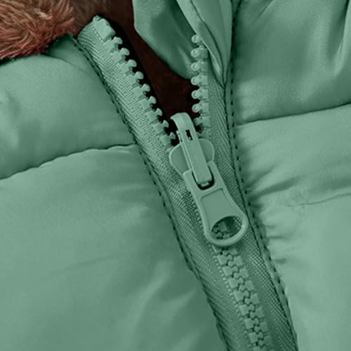 Winter Hooded Puffer Jacket for Boys Girls Fleece Lined Bear Ears Padded Windproof Warm Down Coat Kids 2025 Outerwear3