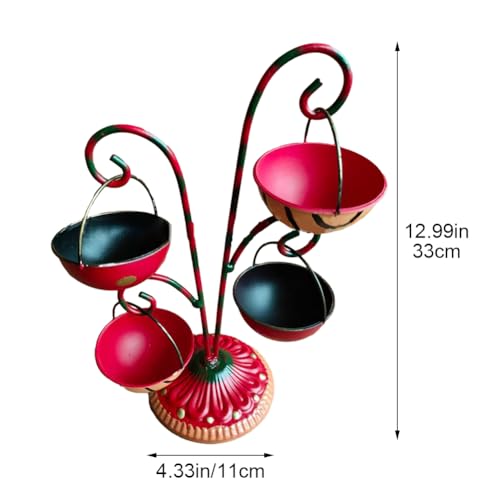 Support à cupcakes de Noël vertical à 2 étages pour optimiser votre table - 3