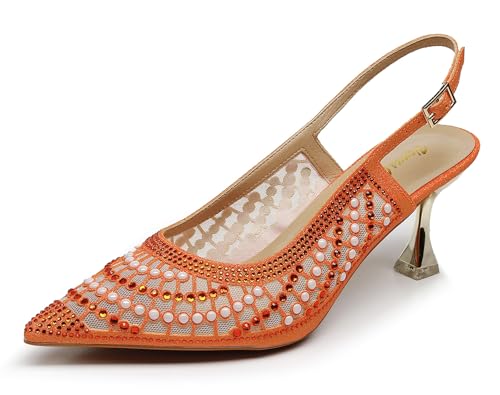 Image of VenusCelia Women's Charming Lady Slingback Pump Shoe