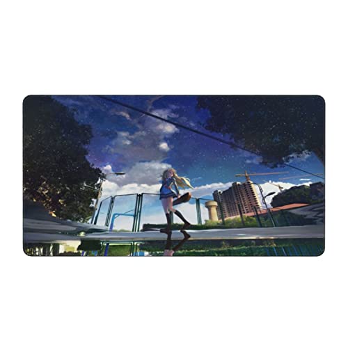 四月は君の嘘 (6) ゲーミングマウスパッド大型アニメマウスパッド 滑り止め 防水 サイズ: 40ｘ75cm 特大 おおきい キーボードパッド ゴム底 エレコム 光学式 マウス対応 滑り止め 耐久性 良い おしゃれ かわいい 防水 サイバーカフェ オフィス最適 適度な表面摩擦 耐久性 オフィス テーブル デスクマット 肘疲労軽減 大型 ワイヤレスマウスパッド パソコン用 周辺機器 洗える