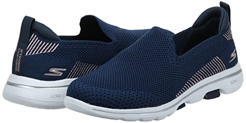 Sapatilha Gowalk 5 - Prized, Skechers, Feminino, Marinho, 35