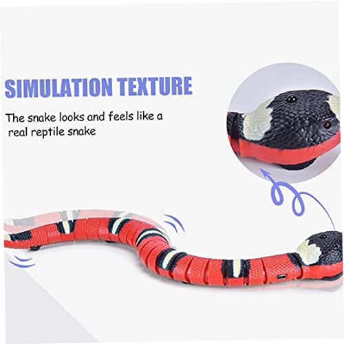 Jouet de serpent à induction électronique et interactif pour chat et chien