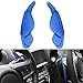 Price comparison product image LIUYE Aluminum Alloy Steering Wheel Shift Paddle Shifter Extension Fit for Jaguar XE Jaguar XF Jaguar XJ Jaguar F-PACE (Blue)