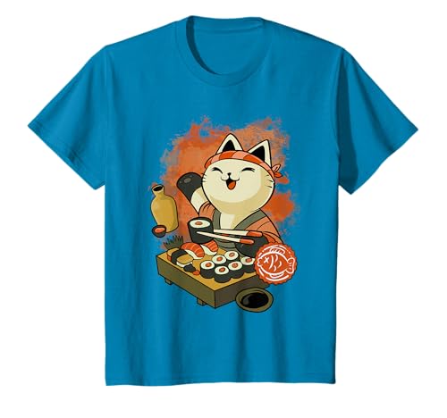 Sushi Maître Chat T-Shirt