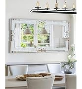 Amazon.com: Artloge Decorative Wall Mirror Oval: Diamond Shaped Large ...