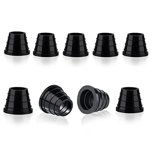 10 Pcs Hookah Grommet Thick Silicone Rubber Grommet For Ceramic, Clay Bowls Thick (Black) #TOP8