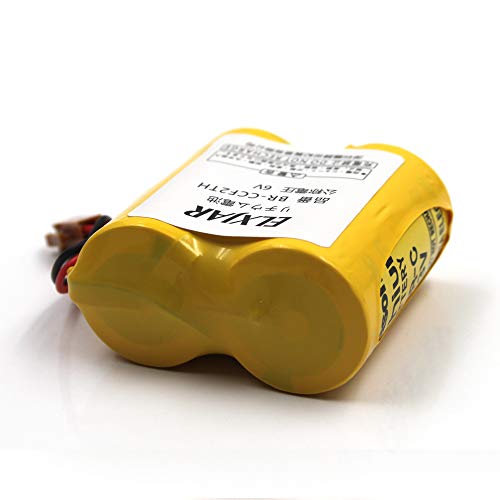 image for elxjar (2-Pack) BR-CCF2TH 6V Lithium Replacement Battery for Fanuc oi 