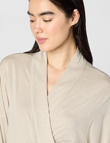 Image of Natori Shangri La Long Robe with Kimono Sleeves, Bathrobe for Women