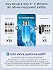 Smart Car Air Freshener Diffuser with 50ml Natural Fragrance Perfume (Oceann) Last 6 Months, RGB Pickup Light, Auto On/Off, Ultrasonic Mist, 3 Spray Modes, 1000mAh Battery, Starry Sky Light, BJ 573 #1