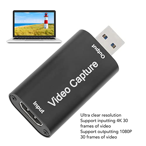 RASTKY Przesyłanie Strumieniowe Wideo 4K na USB — Interfejs Multimedialny na kartę Wideo USB Karta Graficzna 4K 1080 P Obsługująca Strumieniowe Przesyłanie w Czasie Rzeczywistym Komputery Wyjściowe