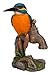 Produktbild Vivid Arts | Kingfisher auf Gartenhahn | Harz-Dekoration für Haus oder Garten | BG-KF06-F