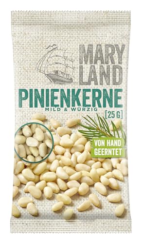 Maryland Pinienkerne Packung Pinienkerne naturbelassen vegan frei von künstlichen Aromen ohne Zusatzstoffe