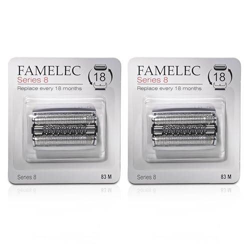 Upgraded 83M for Braun Series 8 Replacement Head 8370cc 8350s 8320s 8325s 8340s, Compatible with Braun Shaver s8, Replacement Shaving Blades Foil & Cutter Cassette for Electric Razor for Men