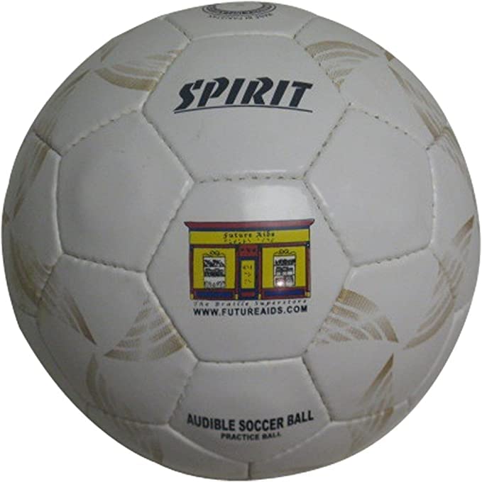 Rattle Indoor/Outdoor Soccer Ball for The Blind, Visually Impaired, and Sighted, for Home, School, Teachers, Coaches, Teenagers, and Gifts - by Blind