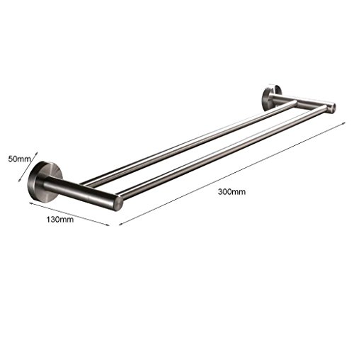 Porte-serviettes suspendu en métal et miroir carré surface géométrique pure - 3