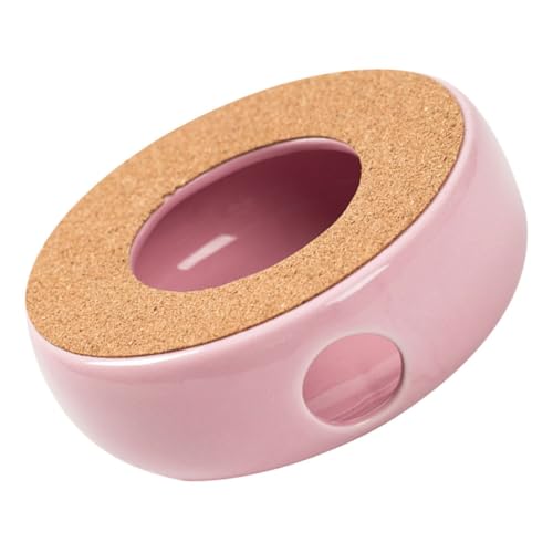 FUOYLOO Ceramic Teapot Warmer with Candle Holder – Elegant Pink and Purple Multi-functional Stove for Keeping Tea Warm and Effortless Cleaning