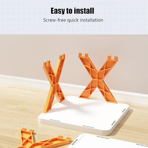 Étagère verticale à chaussures avec structure haute multiétagères et système sans montage - 6